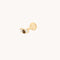 Smokey Quartz Cluster Piercing Stud in Solid Gold-Astrid &amp; Miyu