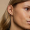 Twisted Rope Curved Piercing Stud in Solid Gold-Astrid &amp; Miyu