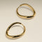 Wave Large Hoops in Gold-Astrid &amp; Miyu
