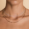 Illusion Double Chain Necklace in Gold-Astrid &amp; Miyu