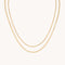 Illusion Double Chain Necklace in Gold-Astrid &amp; Miyu