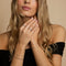 Diamond Hardware Ring in Solid White Gold-Astrid &amp; Miyu