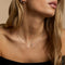 Diamond & Quartz Pendant Necklace in Solid White Gold-Astrid &amp; Miyu