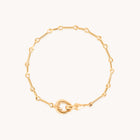 Hardware Chain Bracelet in Gold-Astrid &amp; Miyu