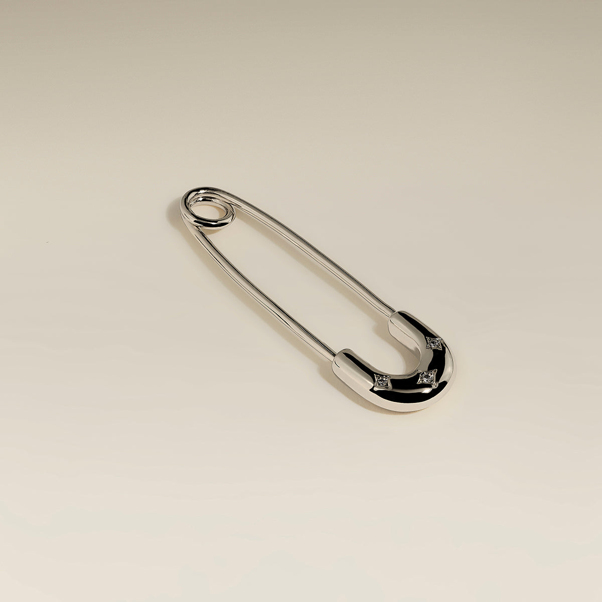 Charm Pin Brooch in Silver-Astrid &amp; Miyu