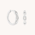 Hardware Link Hoops in Silver-Astrid &amp; Miyu