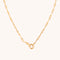 Hardware Chain Necklace in Gold-Astrid &amp; Miyu