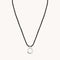 Hardware Pendant Cord Necklace in Silver-Astrid &amp; Miyu