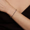 Pavé Chain Link Bracelet in Silver-Astrid &amp; Miyu