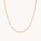 Pavé Chain Link Necklace in Gold-Astrid &amp; Miyu