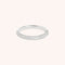 Pavé Essential Band Ring in Silver-Astrid &amp; Miyu