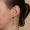 Pavé Chain Link Drop Studs in Gold-Astrid &amp; Miyu