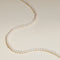 Pearl Necklace in Solid White Gold-Astrid &amp; Miyu
