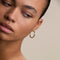 Scalloped Large Hoops in Gold-Astrid &amp; Miyu