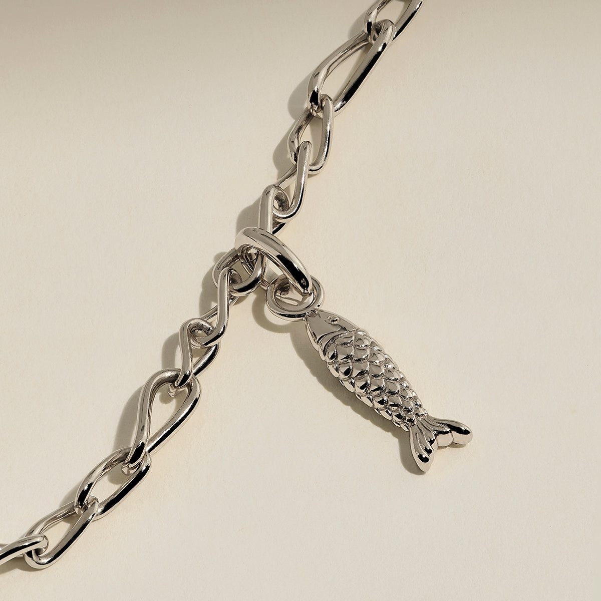 Fish Clip Charm in Silver-Astrid &amp; Miyu