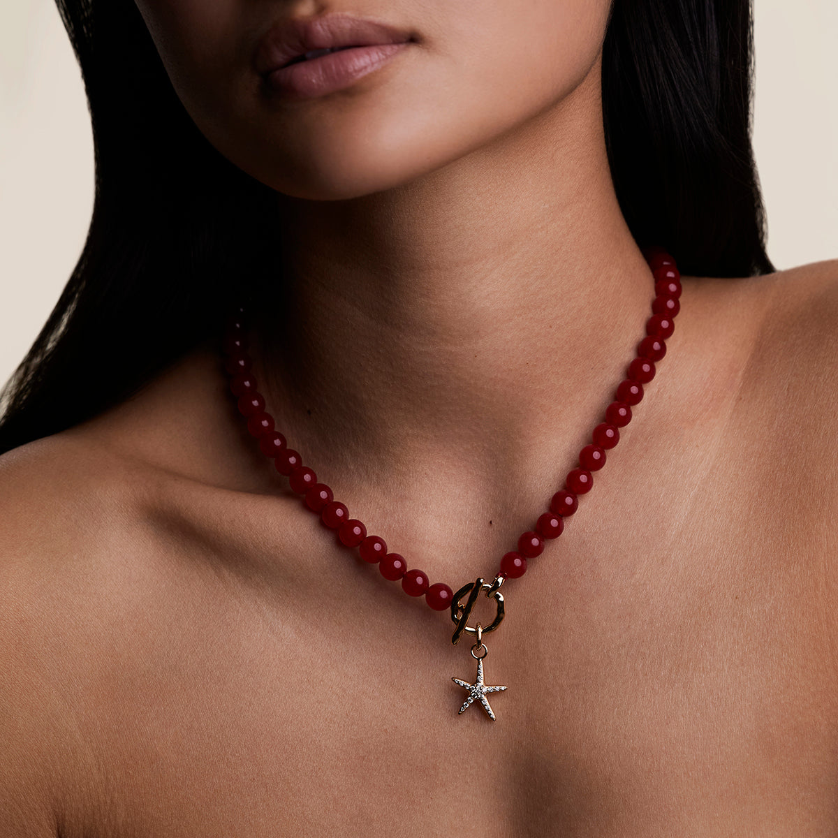 Starfish Clip Charm in Gold-Astrid &amp; Miyu