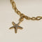 Starfish Clip Charm in Gold-Astrid &amp; Miyu
