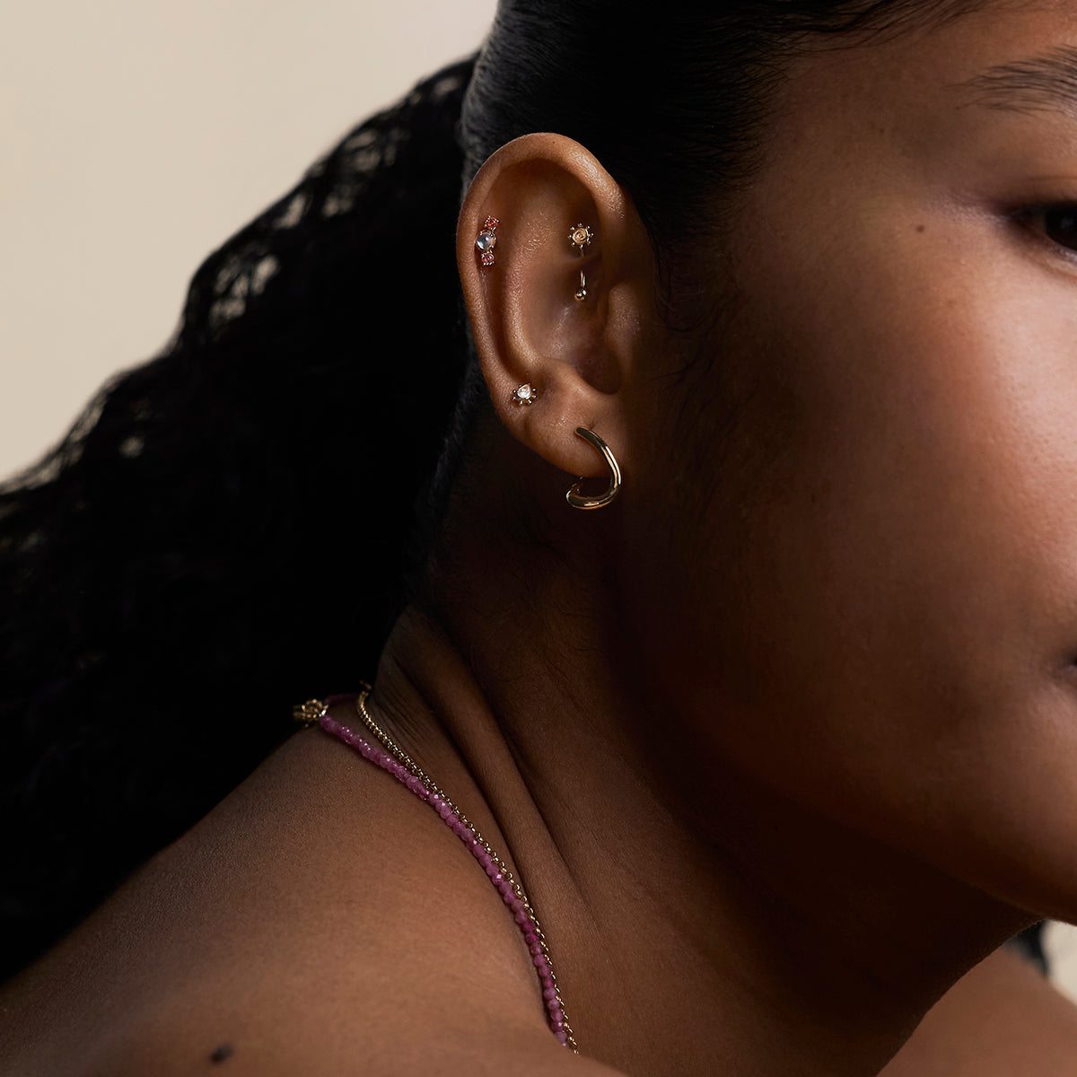 Solstice Rook Bar in Solid Gold-Astrid &amp; Miyu