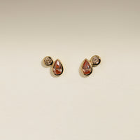 Sunset Duo Studs in Gold-Astrid &amp; Miyu