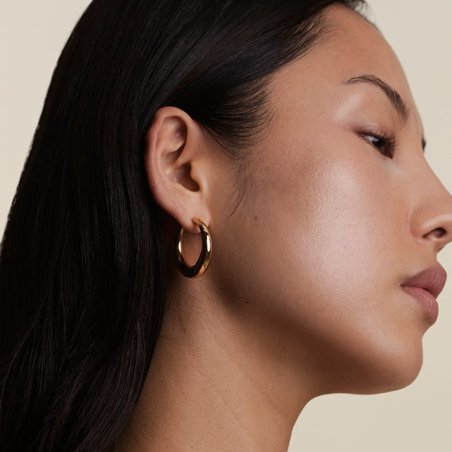 Dome XL Hoops in Gold-Astrid &amp; Miyu