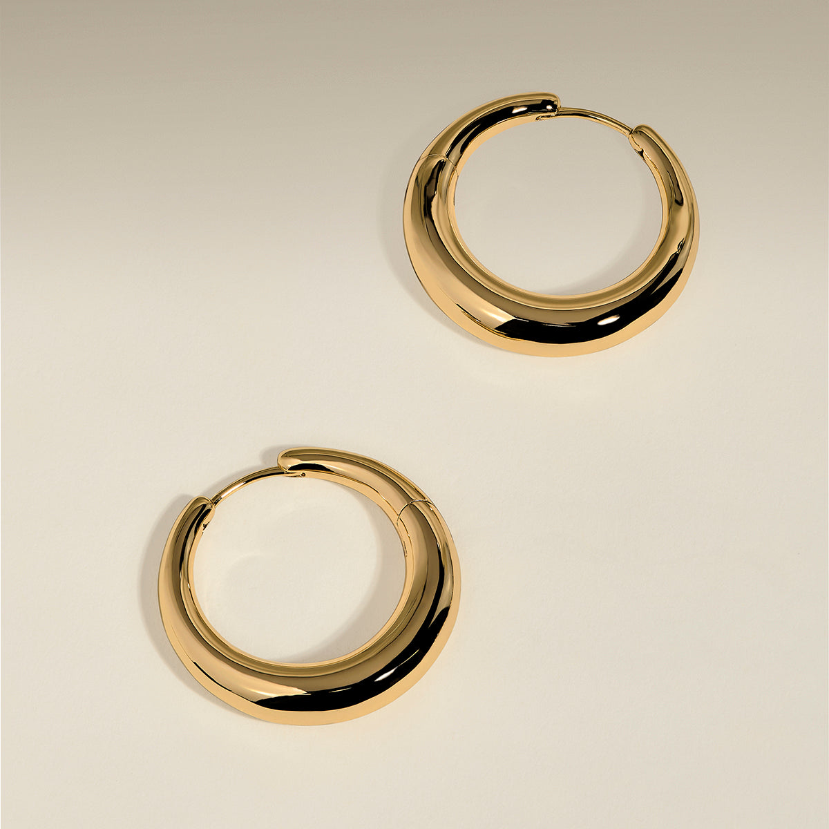 Dome XL Hoops in Gold-Astrid &amp; Miyu