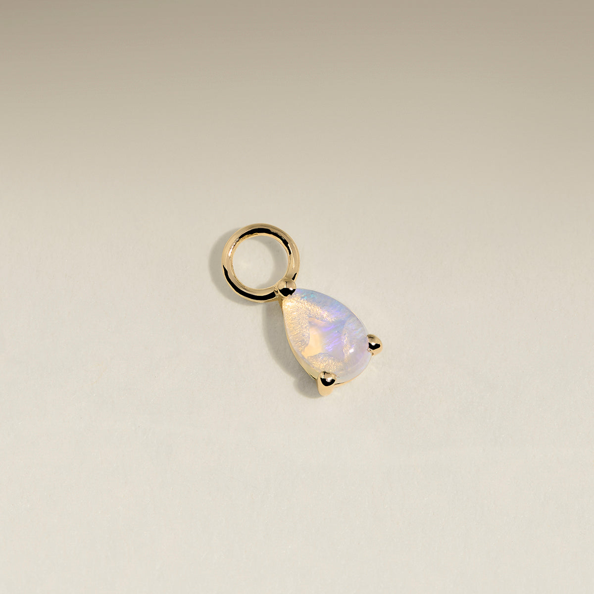 Opal October Earring Charm in Solid Gold-Astrid &amp; Miyu