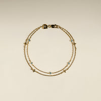 Cosmic Opal Double Bracelet in Gold-Astrid &amp; Miyu