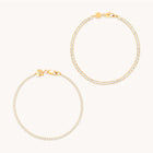 Tennis Bracelet Stacking Set in Gold-Astrid &amp; Miyu