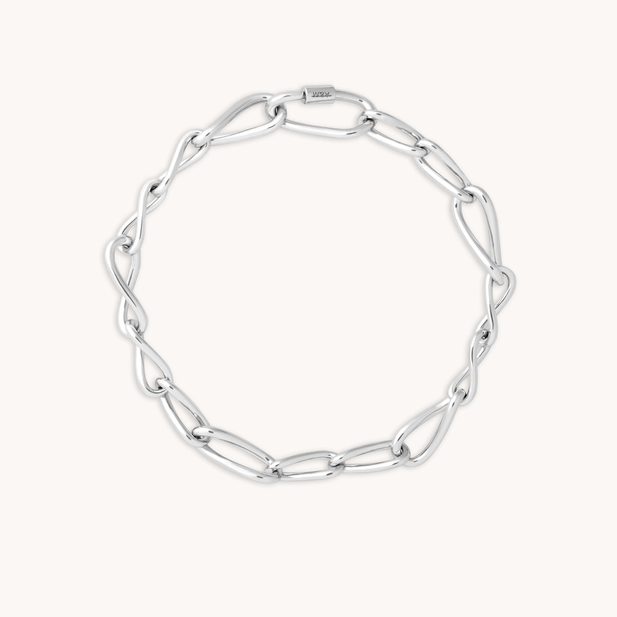 Infinite Chain Bracelet in Silver-Astrid &amp; Miyu