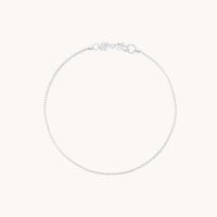 Essential Box Chain Bracelet in Silver-Astrid &amp; Miyu