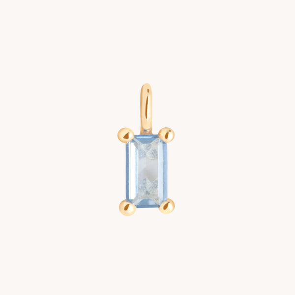 Blue Spinel Charm 9k Gold-Astrid &amp; Miyu