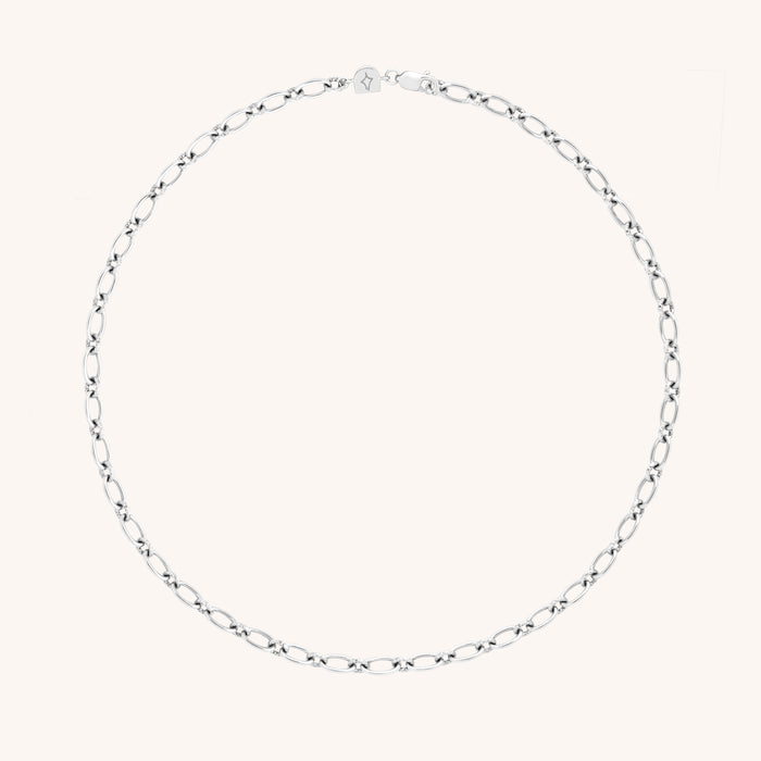 Charm Compatible Necklaces & Bracelets - Bold Link Chain Necklace in Silver - Necklace - Astrid &amp; Miyu