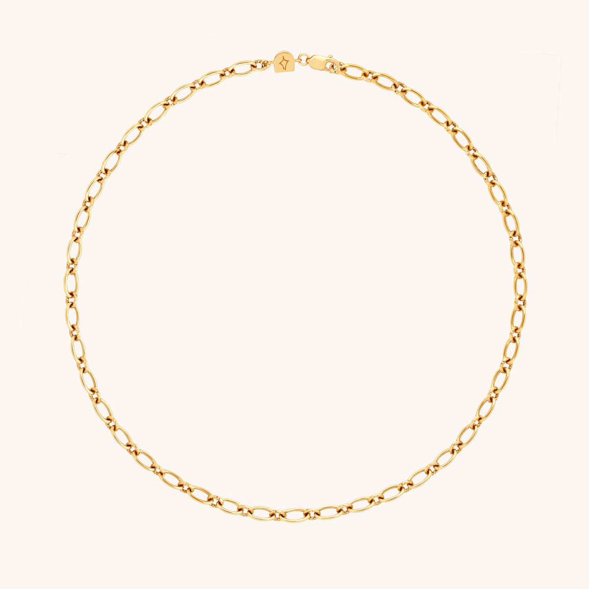 18k Gold Plated Jewellery - Bold Link Chain Necklace in Gold - Necklace - Astrid &amp; Miyu