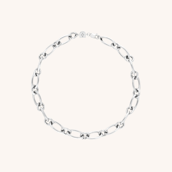 Bracelets - Bold Link Chain Bracelet in Silver - Bracelet - Astrid &amp; Miyu