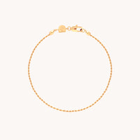 18k Gold Plated Jewellery - Essential Rope Chain Bracelet in Gold - Chain Bracelet - Astrid & Miyu