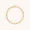 18k Gold Plated Jewellery - Infinite Slim Chain Bracelet in Gold - Chain Bracelet - Astrid &amp; Miyu