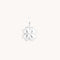 Motif Charms - Clover Charm in 9k White Gold - Welding Charm - Astrid &amp; Miyu