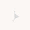 Motif Charms - Martini Pavé Charm 9k White Gold - Welding Charm - Astrid &amp; Miyu