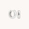 Earrings - Bold Essential Huggies in Silver - Huggies - Astrid &amp; Miyu