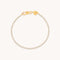18k Gold Plated Jewellery - Tennis Chain Bracelet in Gold - Chain Bracelet - Astrid &amp; Miyu