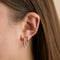 Illusion Crystal Hoops in Rose Gold-Astrid &amp; Miyu