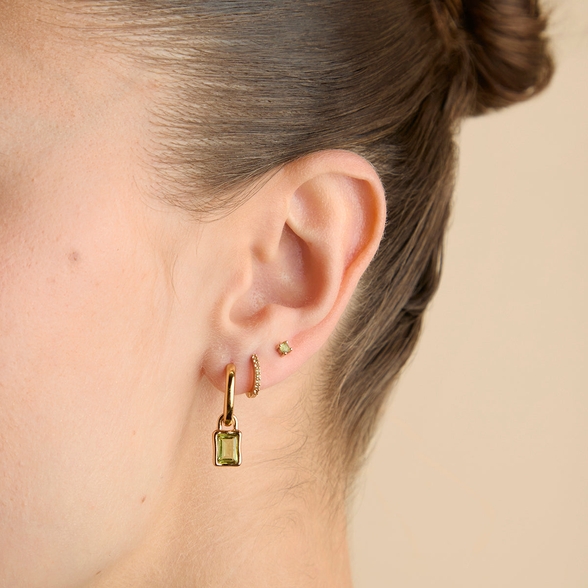 Olivine August Clip Charm in Gold-Astrid &amp; Miyu