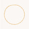 Bold Astrid Story Chain Anklet in Solid Gold-Astrid &amp; Miyu