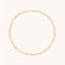 Bold Astrid Chain Anklet in Solid Gold-Astrid &amp; Miyu