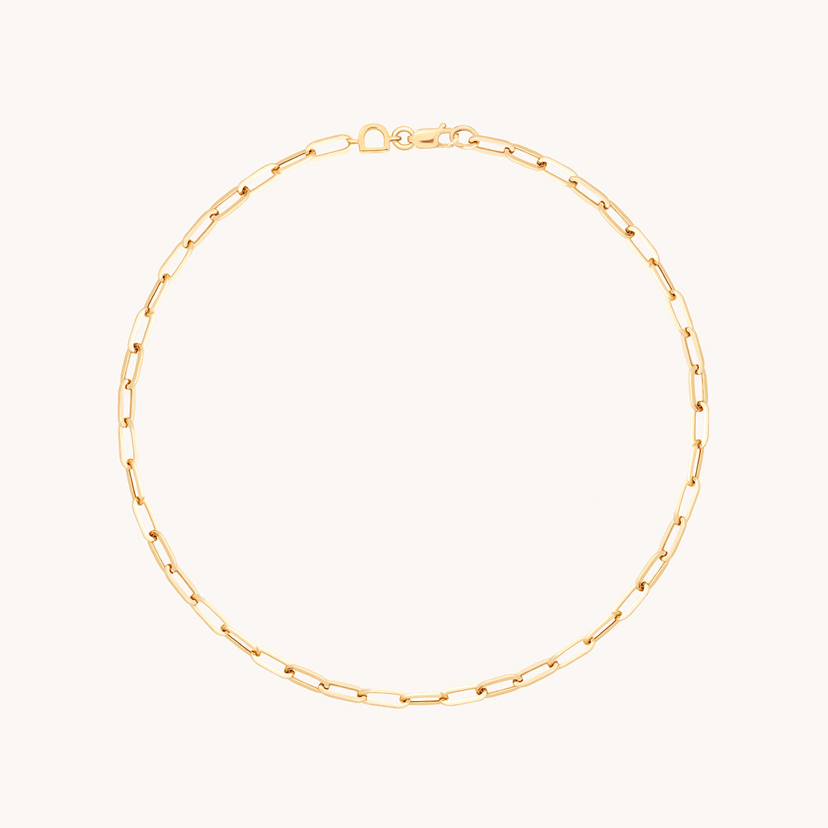 Piccadilly Story Chain Anklet in Solid Gold-Astrid &amp; Miyu