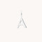 Initial Charms - A Initial Charm 9k White Gold - Welding Charm - Astrid &amp; Miyu