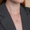 August Peridot - August Peridot Birthstone Necklace in Solid Gold - Pendant Necklace - Astrid &amp; Miyu