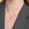August Peridot - August Peridot Birthstone Necklace in Solid White Gold - Pendant Necklace - Astrid &amp; Miyu