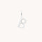 Initial Charms - B Initial Charm 9k White Gold - Welding Charm - Astrid &amp; Miyu