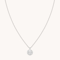 Capricorn Zodiac Pendant Necklace in Silver